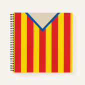 カスタマイズ可能なサッカーサッカージャージーノートブック ノートブック (正面)