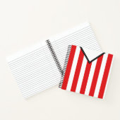 カスタマイズ可能なサッカーサッカージャージーノートブック ノートブック (内部)