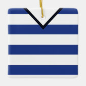 カスタマイズ可能なサッカージャージーテンプレートオーナメント セラミックオーナメント (正面)