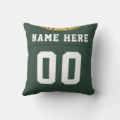 カスタマイズ可能なサッカージャージーナンバージャージー クッション (裏面)