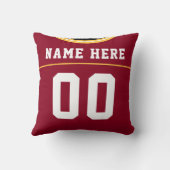カスタマイズ可能なサッカージャージーピロークッション， LAX クッション (裏面)