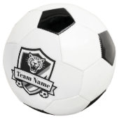 カスタマイズ可能なサッカーチーム ジャガー ロゴ サッカーボール (3/4)