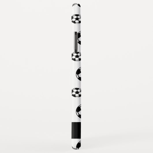 カスタマイズ可能なサッカーボーイゴール1 Case-Mate iPhoneケース (裏面/右)