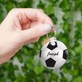 カスタマイズ可能なサッカーボール キーホルダー