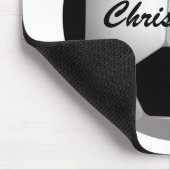 カスタマイズ可能なサッカーボール マウスパッド (コーナー)