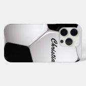 カスタマイズ可能なサッカーボール Case-Mate iPhoneケース (裏面 (横))