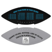 カスタマイズ可能なサッカー、あなたの色、ロゴと文字 アメリカンフットボール (パネル)