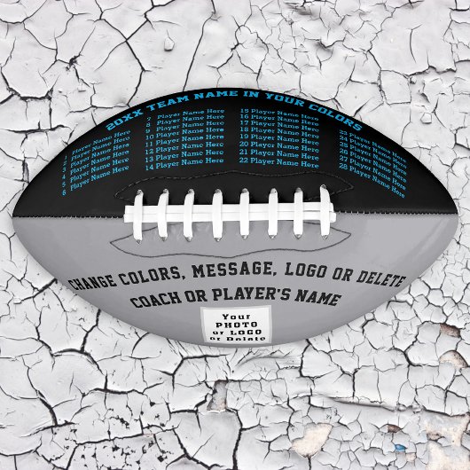 カスタマイズ可能なサッカー、あなたの色、ロゴと文字 アメリカンフットボール