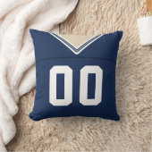 カスタマイズ可能なサッカーLAXジャージーピロークッション クッション (ブランケット)
