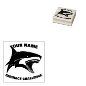 カスタマイズ可能なサメ ラバースタンプ (押印)