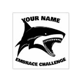 カスタマイズ可能なサメ ラバースタンプ (インプリント)