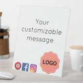 カスタマイズ可能なサロンまたはスパ記号 台座サイン (インサイチュ)