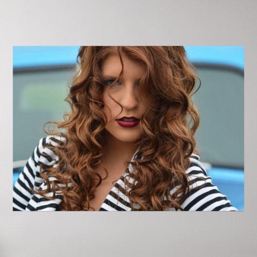 カスタマイズ可能なサロンポスター ポスター (正面)