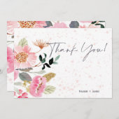 カスタマイズ可能なサンキューカードスタイル#1570C サンキューカード (正面/裏面)