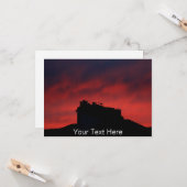 カスタマイズ可能なサンセットチャイム カード (正面/裏面インサイチュ)