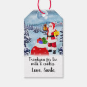 カスタマイズ可能なサンタ設計 ギフトタグ (正面)