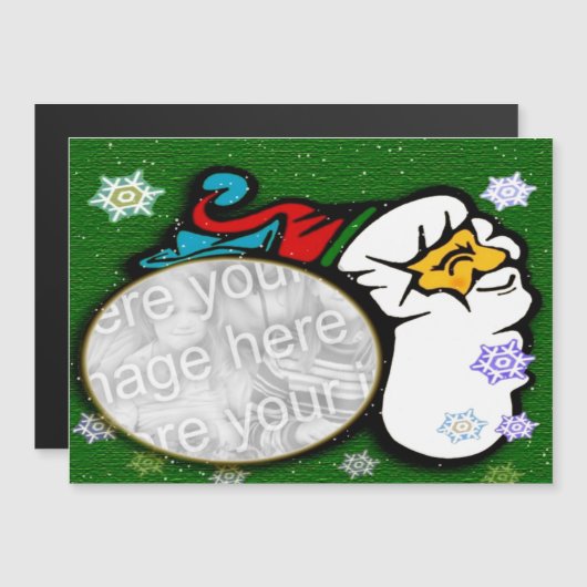 カスタマイズ可能なサンタ (正面/裏面)