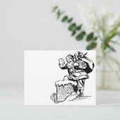 カスタマイズ可能なサンタ ポストカード (スタンド正面)