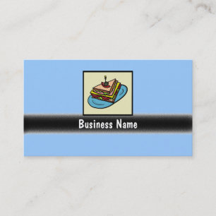 カスタマイズ可能なサンドイッチショップの名刺 名刺