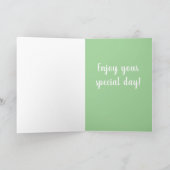 カスタマイズ可能なサンバーナード カード (内部)