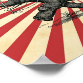 カスタマイズ可能なサーカスポスター ポスター (角)