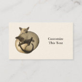 カスタマイズ可能なシャムの猫好きの名刺 名刺 (裏面)