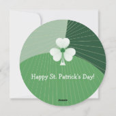 カスタマイズ可能なシャムロックカスケード シーズンカード (裏面)