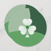 カスタマイズ可能なシャムロックカスケード シーズンカード (正面/裏面)