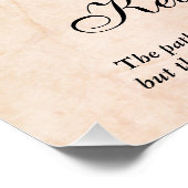 カスタマイズ可能なシルバー記念日 ポスター (コーナー)