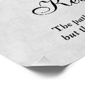 カスタマイズ可能なシルバー記念日 ポスター (コーナー)