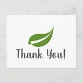カスタマイズ可能なシンプルなシャクレエ 感謝ポストカード ポストカード (正面)