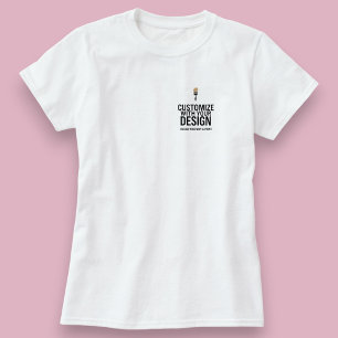 カスタマイズ可能なシンプルなビジネス用Tシャツ Tシャツ