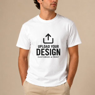 カスタマイズ可能なシンプルな空白のオリジナルデザイン Tシャツ
