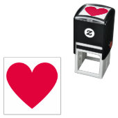 カスタマイズ可能なシンプルミニマルハート セルフインキングスタンプ (インサイチュ)