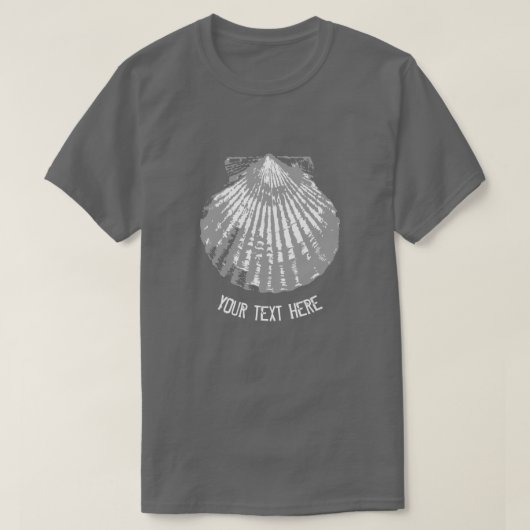 カスタマイズ可能なシーシェル動揺して Tシャツ (デザイン正面)