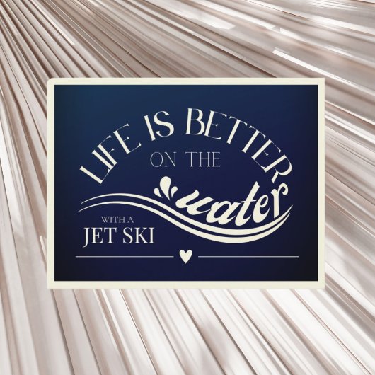 カスタマイズ可能なジェットスキースプカヌカヤックボート ポストカード