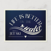 カスタマイズ可能なジェットスキースプカヌカヤックボート ポストカード (正面)