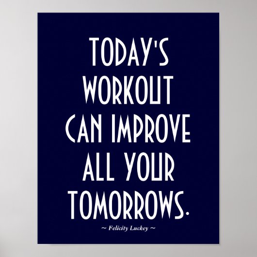 カスタマイズ可能なジムポスター48 ポスター (正面)