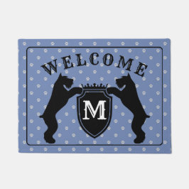 カスタマイズ可能なジャイアント・シュナウザーDoormatnt ドアマット