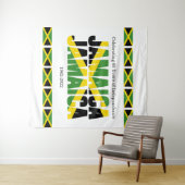 カスタマイズ可能なジャマイカのテキスタイル タペストリー (インサイチュ(横))