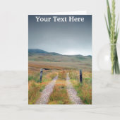 カスタマイズ可能なジュラ島、スコットランドカード カード (正面)