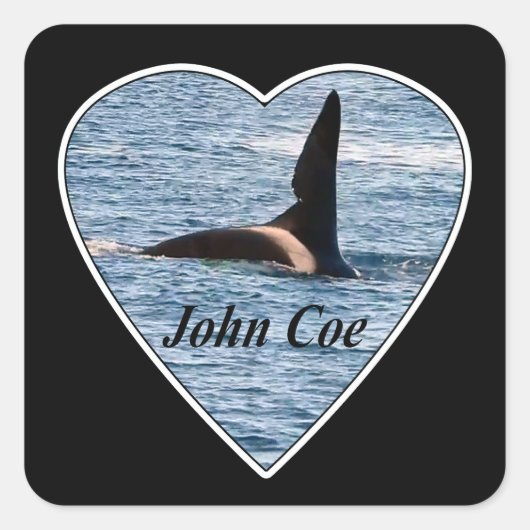 カスタマイズ可能なジョン・コーシャチ スクエアシール (正面)