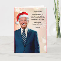 カスタマイズ可能なジョー・バイデンクリスマスカード