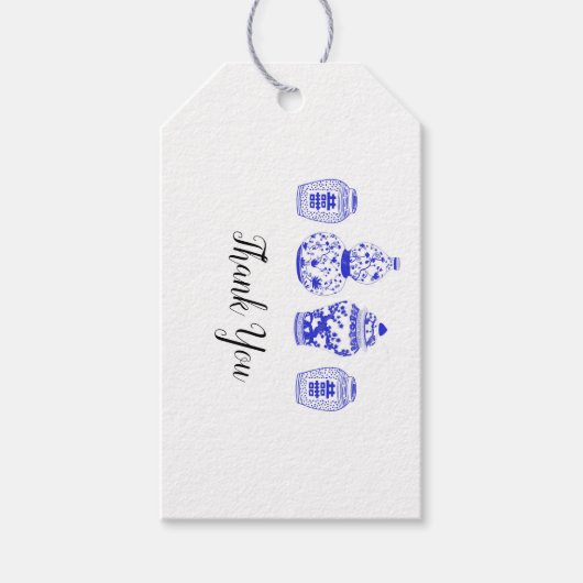 カスタマイズ可能なジンジャージャー瓶サザンギフトラベル ギフトタグ (正面)