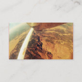 カスタマイズ可能なスカイダイビング名刺 名刺 (裏面)