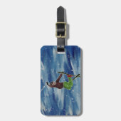 カスタマイズ可能なスキー用荷物タグ ラゲッジタグ (正面縦)