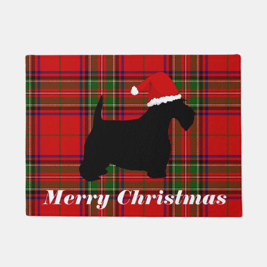 カスタマイズ可能なスコットランドテリア ドアマット (正面)