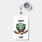 カスタマイズ可能なスタッフバッジ バッジ (伸縮クリップ付き付き表面)