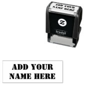 カスタマイズ可能なスタンプをここに名前を追加 セルフインキングスタンプ (インサイチュ)