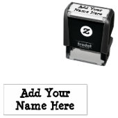 カスタマイズ可能なスタンプをここに名前を追加 セルフインキングスタンプ (インサイチュ)